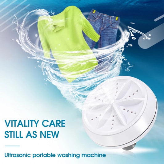 KIHO™ Portable USB Ultrasonic Turbine Laundry Washing Machine